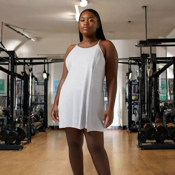 All in Motion White Mini Athletic Dress 3X NEW NWT Tank - Picture 1 of 5